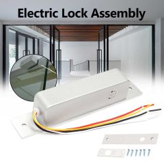 12/24V Electric Delay Lock Assembly Solenoid Lock Tongue For Door Drawer Aluminium Alloy Ultra-low T