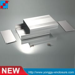 145*68*300mm  Aluminium Extruded Electronic Enclosure Solar Junction Box metal box enclosure black c