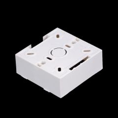 1PCS Universal White 86 Cassette Wall Mounting Box for Wall Switch and Plastic Enclosure Socket Back