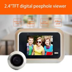 2.4 inch LCD Color Screen Wireless Doorbell WiFi Video Home Security Door Phone Intercom System Digi