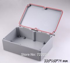 2 pcs 225*150*79mm IP68 aluminum box for electronic waterproof DIY junction box outdoor metal box ho