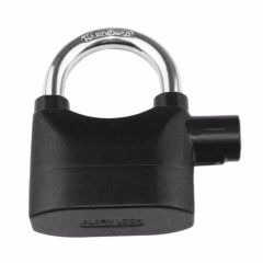 Black Waterproof Siren Alarm Padlock Alarm Lock for Motorcycle Bike  Perfect Security