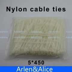 250pcs 5mm*450mm Nylon cable ties