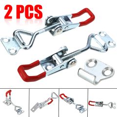 2Pcs Toggle Catch Toggle Clamp Adjustable Furniture Hardware Hasps Locks For Cabinet Boxes Lever Han