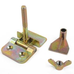 2pcs Stainless Steel Silk Screen Printing Butterfly Hinge Clamp 85x85x60mm For DIY Hobby Tool