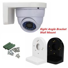 3.5 inch L Type Plastic Right Angle Bracket Wall Mount for CCTV Dome IP Security Camera