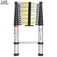 3.8M 13 Steps Portable Telescopic Ladder Folding Ladders  Retractable Multifunctional Telescopic