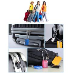 3 Dial Digit Number Combination Password Lock Travel Security Protect Locker Travel Lock for Luggage