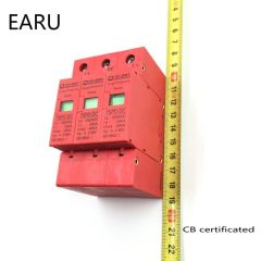 3P SPD DC 1000V 20KA~40KA  Over Under Voltage House Surge Protector Low-voltage  Arrester Device