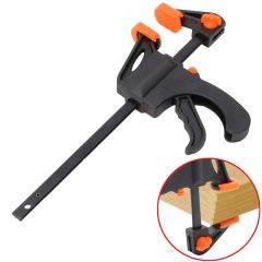 4 Inch Wood-Working Bar Clamp Quick Ratchet Release Speed Squeeze DIY Hand Tools -Y103