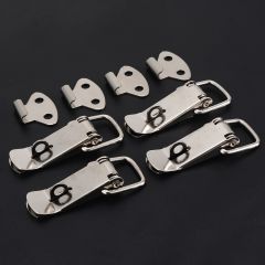 4Pcs Stainless Steel Spring Toggle Latch Catch For Case Chest Lock Box Lock Hardware Tools Mayitr