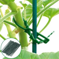 50Pcs/bag 50X Reusable Garden Plastic Plant Cable Ties Adjustable Tree Climbing Support  Garden Hort