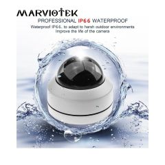 5MP PTZ IP Dome Camera Outdoor 4x Zoom Video Surveillance CCTV Camera PTZ IR Night Vision P2P POE 