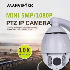 5MP ptz camera video surveillance 10X optical zoom 2MP IP Camera outdoor mini ip camera high/mid 
