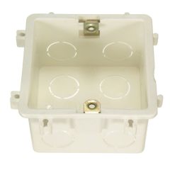 5PCS 86*86mm Cassette Universal White Wall Mounting Box for Wall Switch and Plastic Enclosure Socket