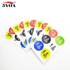 6pcs/lot NFC Tags Stickers Ntag213 13.56mhz Label Rfid Tag Card Adhesive Waterproof for Phones Samsu