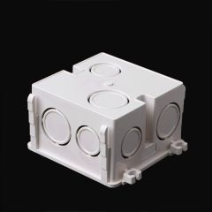 86-Type PVC Junction Box Wall Mount Cassette For Switch Socket Base #A