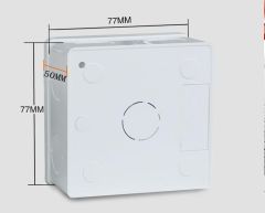 86 type 77*77MM electrical Sockets outlet wall switch concealed installation bottom box plate