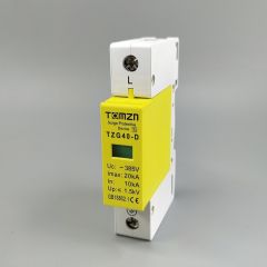 AC SPD 1P 10KA~20KA  D ~385V  House Surge Protector Protection Protective Low-voltage  Arrester Devi