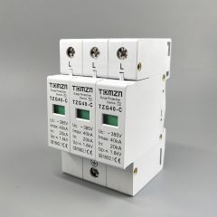 AC SPD 3P 20KA~40KA  C ~385V  House Surge Protector Protective Low-voltage  Arrester Device