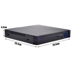 AZISHN 48V POE 4CH 5MP/4MP H.265 H.264 POE NVR DVR CCTV System ONVIF Real Time Network  Hi3798M for 