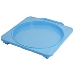 Blue PP 40Kg Load Gas Cylinder Trolley Wheeling Rack