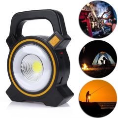 COB LED Portable Floodlight Lantern Outdoor Waterproof Emergency Spotlight Lamp for Camping Hiking T