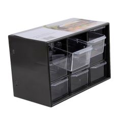 Creative Makeup Organizer Boxes Mini Debris Cabinets Lattice Portable Amall Drawer Sorting Grid Desk