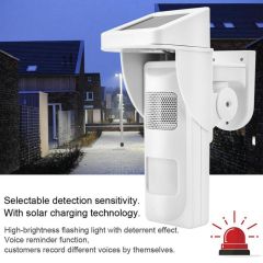 DIY voice recorder outdoor PIR motion sensor waterproof infrared detector 433mhz wireless OEM IP65 w