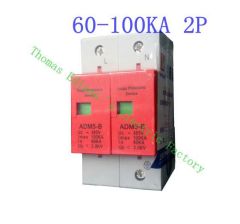 DMWD SPD 2P 60KA~100KA D ~420VAC Household Surge Protector Protective Low-voltage Arrester Device