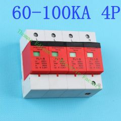 DMWD SPD 4P 60KA~100KA D ~420VAC Household Surge Protector Protective Low-voltage Arrester Device