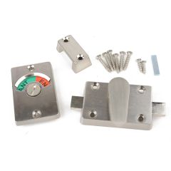 Engaged Indicator Bolt Vacant/Engaged Bathroom WC Public Restroom Toilet Privacy Partition Door Lock