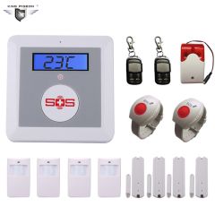 GSM Home Alarm System SOS Elderly Care Alarm Home Safety Security Alarm Solution King Pigeon K3E Kit