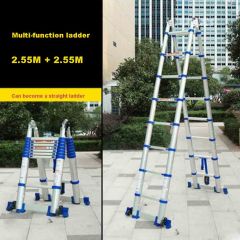 JJS511 High-quality Thick Aluminum Alloy Multi-function Ladder Engineering Ladder Portable Household