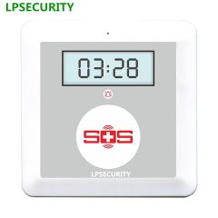 LPSECURITY 16 wireless alarm zones GSM senior daily life SOS GSM home alarm system elderly care alar