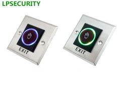 LPSECURITY NO NC infrared sensor exit button door release no touch palm shape model for gate door ac