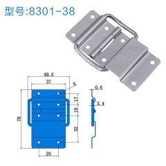 Luggage Hardware Hinge Support High-quality Chassis Air Box Furniture Hinge Toolbox Cipher Box 