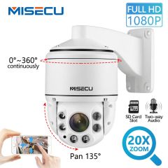 MISECU 1080P PTZ IP POE Camera Outdoor SONY IMX323 Onvif 20X ZOOM Mini Speed Dome Camera 2MP H.265 