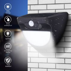 Mising LED Solar Light IP65 Solar Lamp Wall Lamp Light Sensor Outdoor Lighting for Garden Decor Land