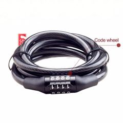 Multifunctional Bicycle Lock Anti-Theft Security Code Combination Lock Strengthen Steel Universal