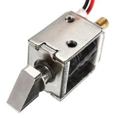 NEW Safurance 12V DC 0.43A Mini Electric Bolt Lock Push-Pull Solenoid Cabinet Lock 4mm Stroke Access