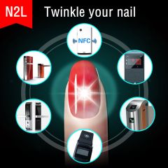 NFC Lock Smart Nail Sticker Decal Christmas 3D Design for N2F Private Screen Protector N2M Simulate 