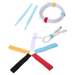 New 14.5cm 20pcs Fastening Reusable Cable Organizer Earphone Mouse Ties Cable Management Wire Cable 