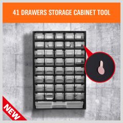New 41 Drawers Storage Cabinet Tool Box Chest Case Plastic Organizer Toolbox Bin