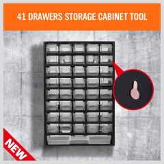 New 41 Drawers Storage Cabinet Tool Box Chest Case Plastic Organizer Toolbox Bin