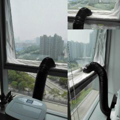 New 4m Universal Air Lock Window Seal Cloth Waterproof Home Mobile Air Conditioners Water-Repellent 