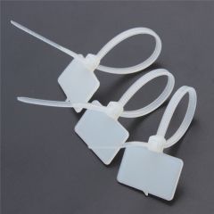 New Arrival 100Pcs Nylon Self-Locking Label Tie Network Cable Marker Cord Wire Strap Zip 