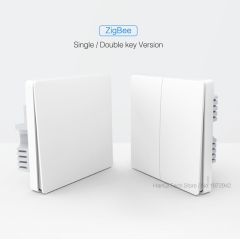 New Xiaomi Aqara Smart Light Control ZiGBee Wall Switch Via Smarphone APP Remote By Mijia APP