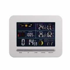 OUTAD Wireless Digital Forecast Weather Station Clock Remote Sensor Indoor Outdoor Temperature Humid
