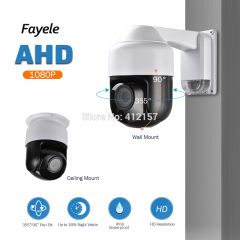 Outdoor CCTV Security AHD 1080P PTZ Camera Full HD 2MP 3" Mini Size 4X ZOOM 2.8-12mm IR Auto Focus